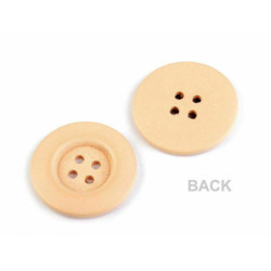 10ks Šedá Sv. Dřevěný Dekorační Knoflík Čtyřdírkový, Knoflíky - Dřevěné, Zapínání, Textilní Galanterie