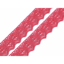 13.5m Korálová Krajka Paličkovaná Šíře 46mm Bavlněné Lněné Krajky Paličkované, Madeiry Textilní Galanterie