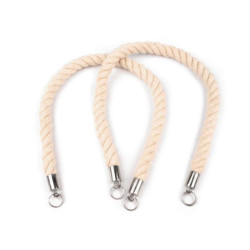 2ks Ežná Světlá Bavlněná Ucha Na Tašky Délka 70cm Polotovary Výrobě Kabelek Tašek Textilní Galanterie