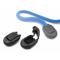 20ks transparent plastová koncovka 15x19 mm zamačkávací, brzdičky koncovky galanterie textilní