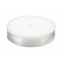 1ks Černá Pruženka / Gumička Kulatá Ø0, 8mm Pruženky Silon Návlekový Materiál Korálky