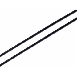 1ks Černá Pruženka / Gumička Kulatá Ø0, 8mm Pruženky Silon Návlekový Materiál Korálky