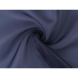 1m 7 Modrá Tmavá Organtina Hedvábná, Šifón Žoržet Organza Látky