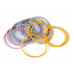 1karta 2 Mix Gumičky Do Vlasů, Vlasové Ozdoby Bižuterie