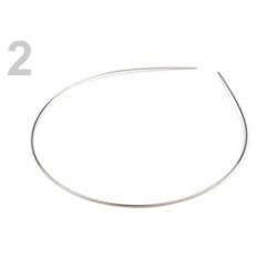 4ks Platina Základ Pro Výrobu Čelenky Vlasové Komponenty Květy Bižuterní, Korálky