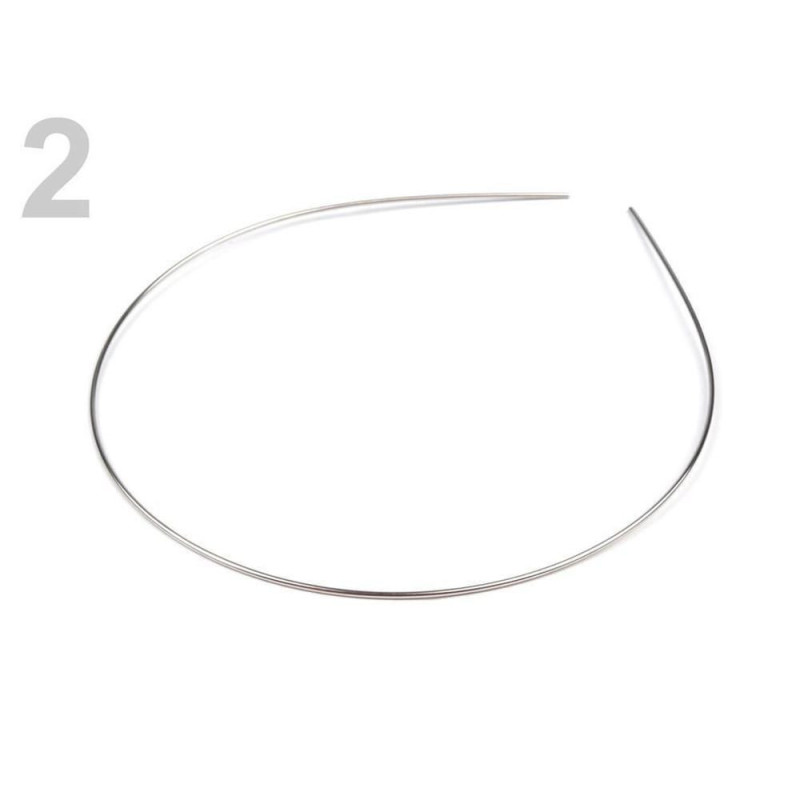 4ks Platina Základ Pro Výrobu Čelenky Vlasové Komponenty Květy Bižuterní, Korálky