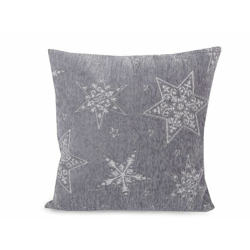 1ks Šedá Sv. Hvězdy Vánoční Povlak Na Polštář 45x45cm Srdce Vločka Povlaky Polštáře Bytový Textil Doplňky Dekorace
