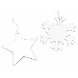 1ks zlatá sv. hvězda vánoční zrcadlová hvězda a vločka k zavěšení, hvězdy vločky stromečky dekorace tvoření a aranžování