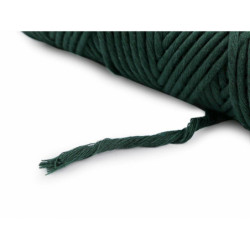 50m režná světlá bavlněná šňůra macrame ø5 mm bavlněné šňůry šňůry provázky tkaničky textilní galanterie