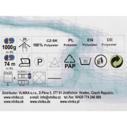 1m (53) béžová sv. příze daffy silná marshmallow 1000 g silné ostatní, pletení háčkování, textilní galanterie