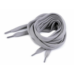 2ks šedá sv. tkaničky do bot tenisek mikin délka 130 cm šňůry provázky textilní galanterie