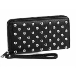 1ks černá dámská peněženka 10x19 cm peněženky manikúry módní doplňky
