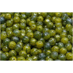 Melon Pumpkin Round Beads Round Beads české sklo 6mm