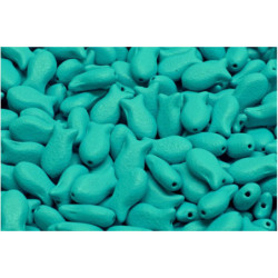 25 ks permalux malé rybí vločky české sklo 10mm x 6mm