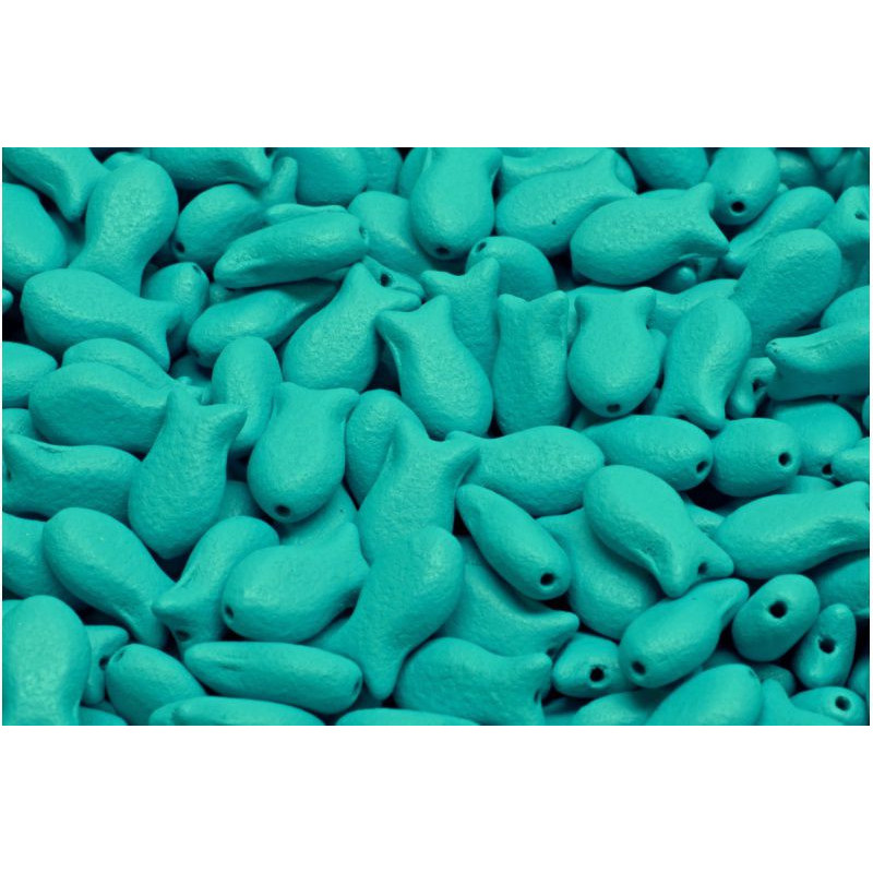 25 ks permalux malé rybí vločky české sklo 10mm x 6mm