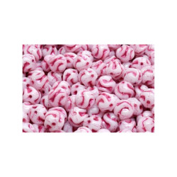 Růžová Patina železná koule kulatá koule kulatá koule české sklo 8mm