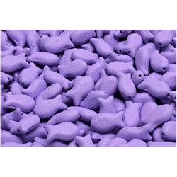 25 ks permalux malé rybí vločky české sklo 10mm x 6mm