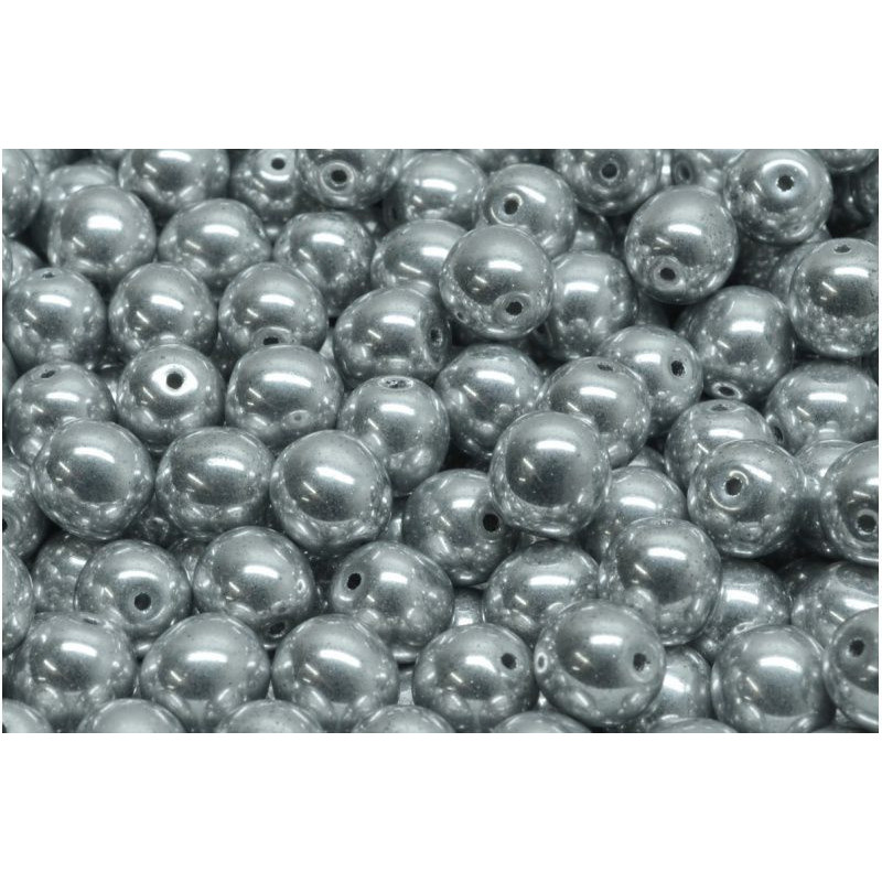 20 ks kovové stříbrné kulaté lisované kulaté lisované kulaté lisované kulaté lisy české sklo 8mm