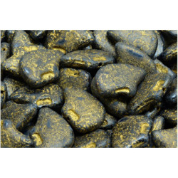 6 ks Gold Polar Bear Animal Beads české sklo 12mm x 18mm